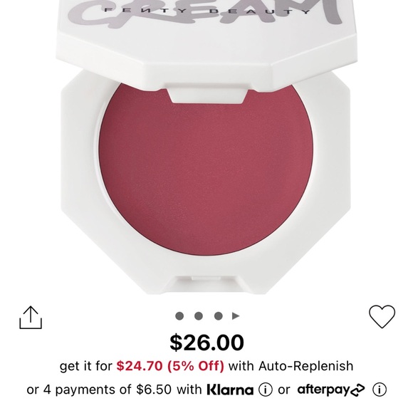 Fenty Beauty Cream Blush in shade Riri - Picture 3 of 7